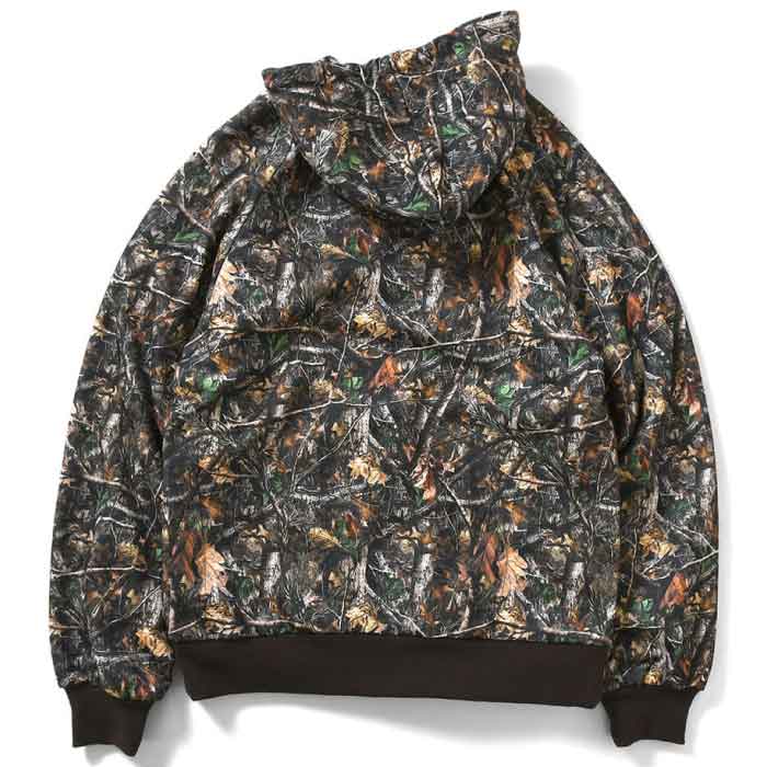 Real Tree Camo Waffle Liner Full Zip Hoodie Realtree リアルツリー フル ジップ パーカー by  Lafayette ラファイエット