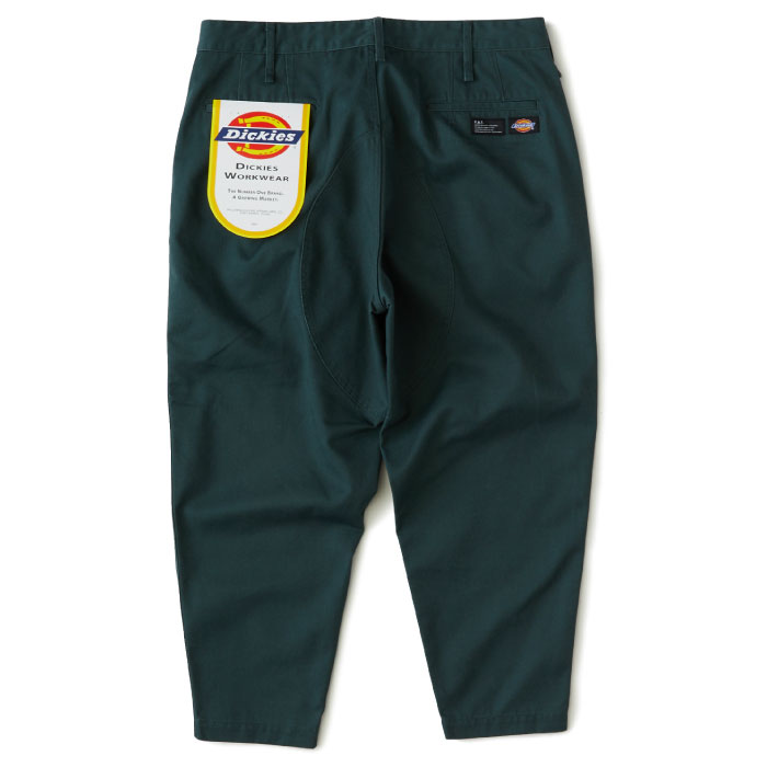 【美品】FAT × Dickies ディッキーズ センタープレス チノ パンツ