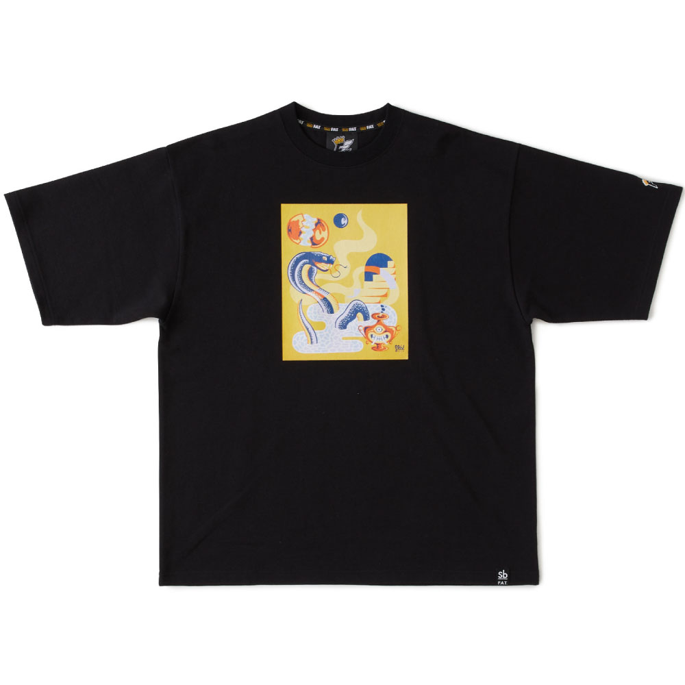 画像1: × Mecca × Sb"Arabianex" S/S Tee T-Shirt パリ アーティスト ヘビーオンス 13oz 半袖 Tシャツ Black (1)