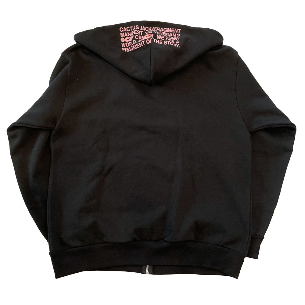 FRAGMENT DESIGN フラグメントデザイン 22 TEAM FRAGMENT ZIP Hoodie チームフラグメントジップフーディー パーカー サークルサンダー ブラック