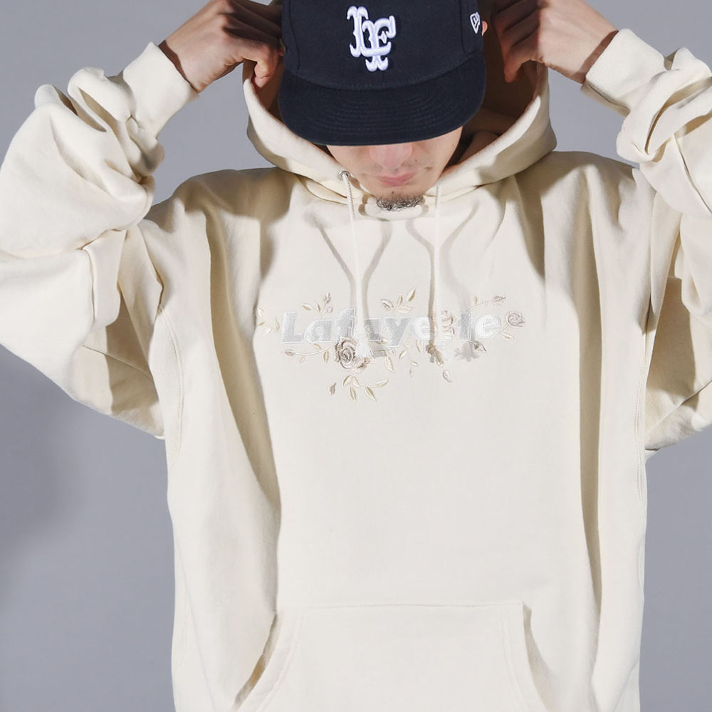 ラファイエット ROSE LOGO パーカー アイボリー L | studiostratton.com