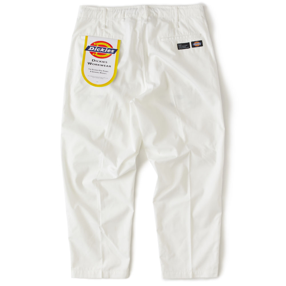 【美品】FAT × Dickies ディッキーズ センタープレス チノ パンツ