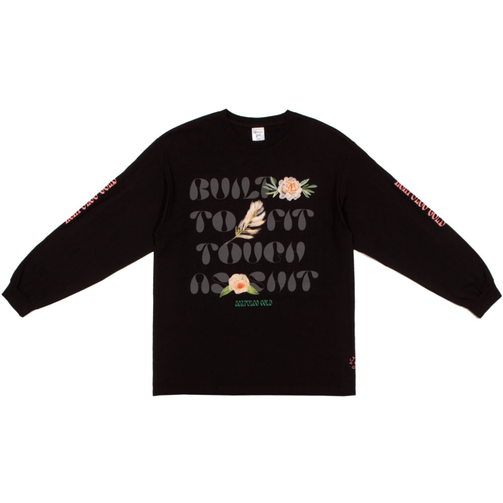 Mellow L/S Tee ロングスリーブ ロンT 長袖 Tシャツ Black