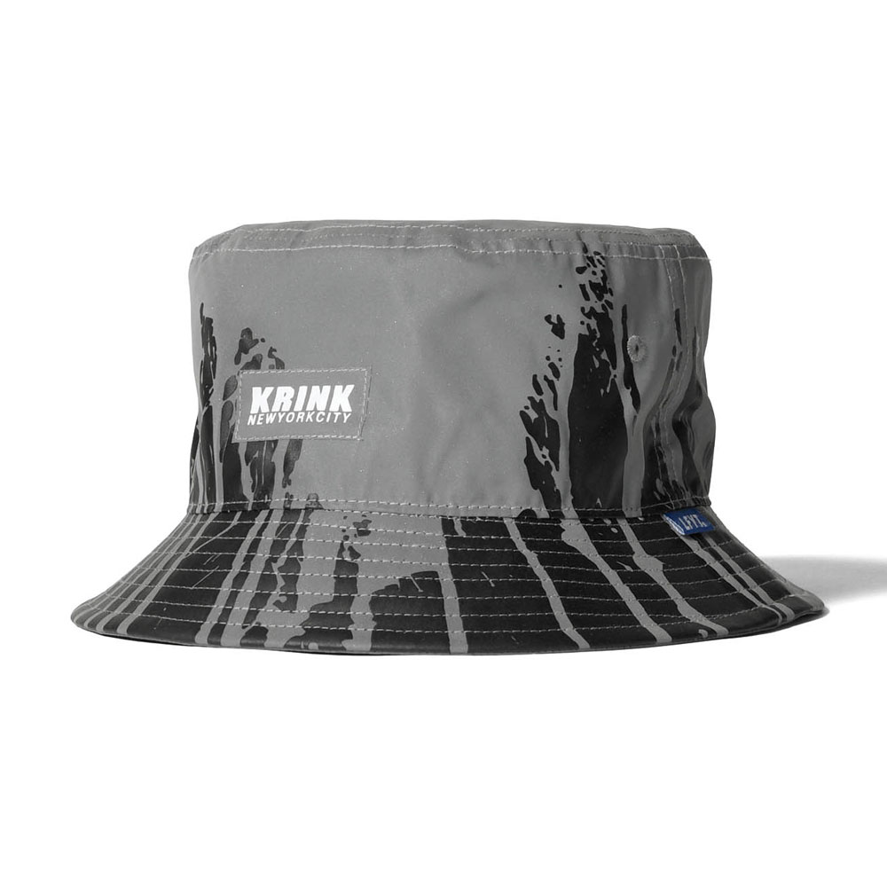 画像1: × KRINK Reflector Dripping Bucket Hat クリンク リフレクター ドリッピング バケット ハット (1)