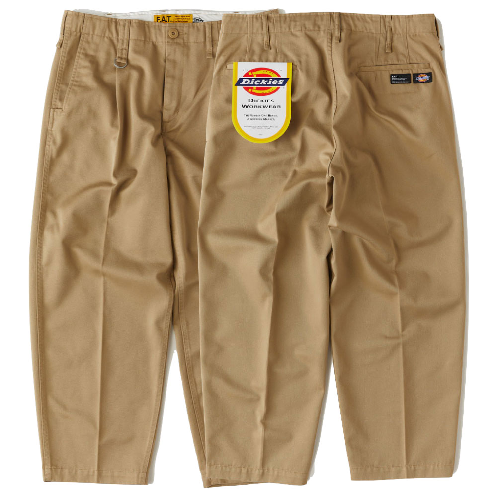 FAT エフエイティー ファット F.A.T. Dickies ディッキーズ Slackies Pants センタープレス スラックス パンツ セレクトショップ Shellter 沖縄 通販 公式 正規取扱 セレクトショップ 那覇 宜野湾 北谷 旅行 shellter シェルター Tokyo 東京