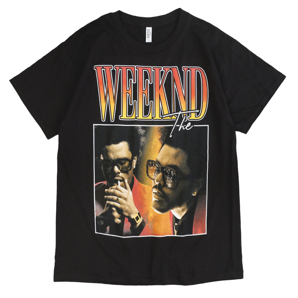Music S/S Official Tee The Weekend Black オフィシャル ザ・ウィークエンド フォト Tシャツ