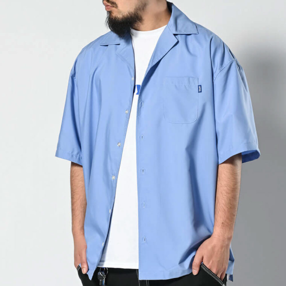 LFYT  OPEN COLLAR  BIG SHIRT 半袖開襟シャツ