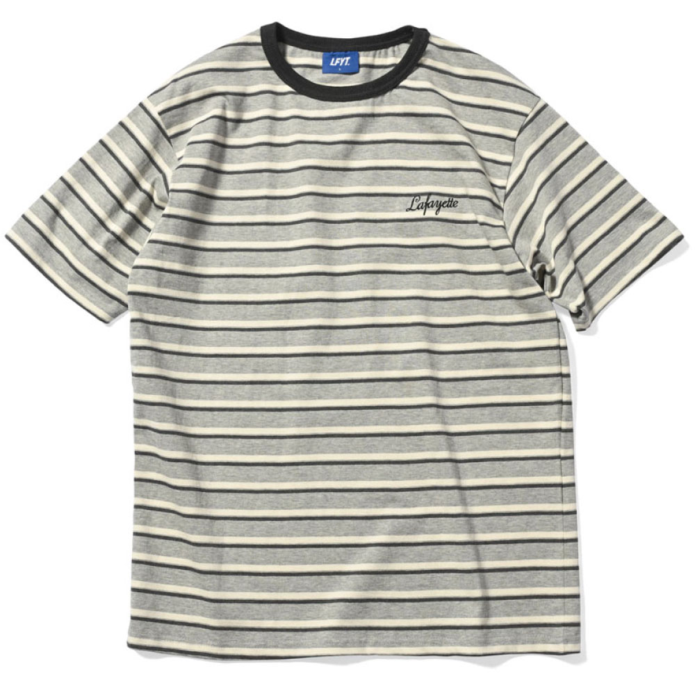 画像1: Script Logo Multi S/S Striped Tee スクリプト ロゴ ボーダー 半袖 Tシャツ (1)