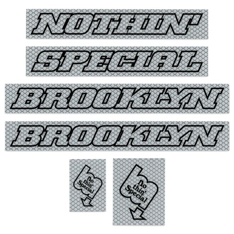 × BROOKLYN MACHINE WORKS Reflective Sticker Pack ブルックリンマシンワークス リフレクティヴ  ステッカー パック