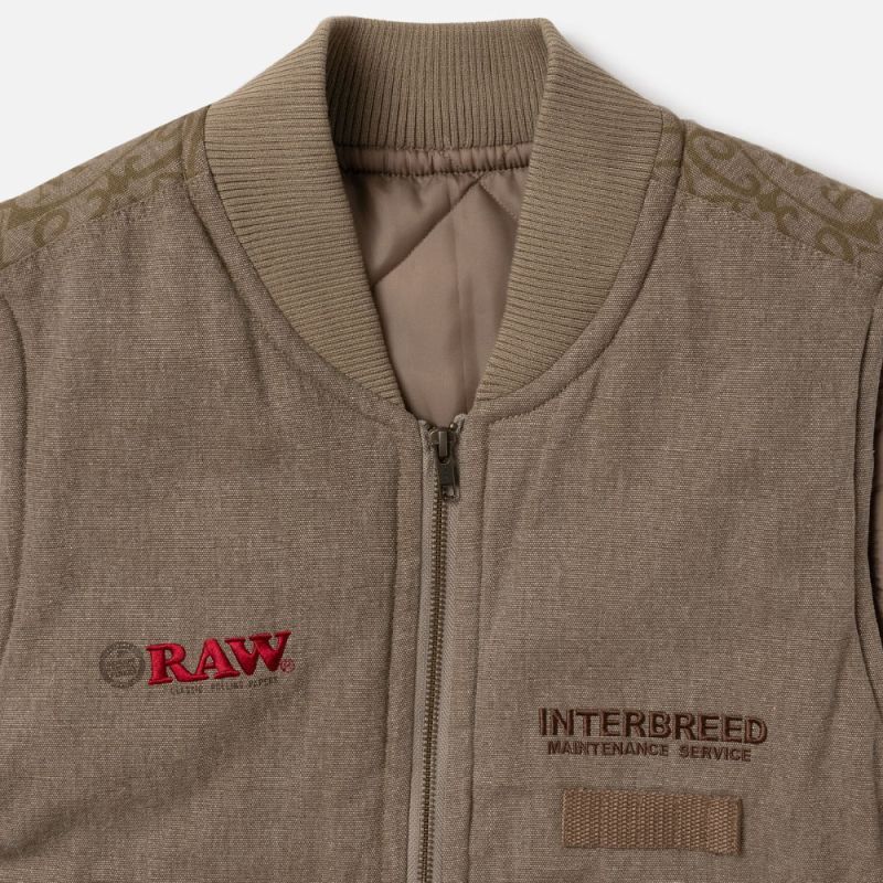 正規取扱通販店】 Interbreed(インターブリード) x Raw Factory Vest