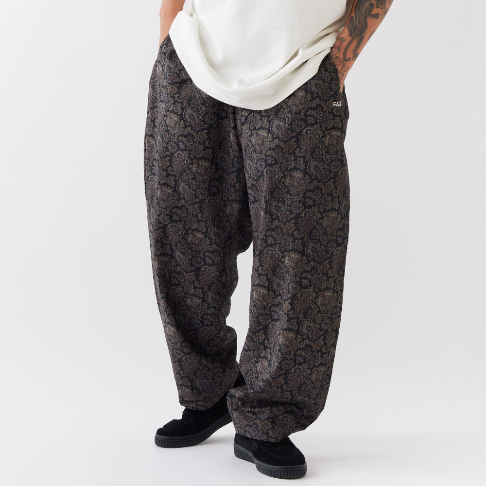 M178 のたくり Lサイズ サテン ワイドパンツ Baggy Track Pants